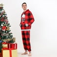 thumbnail image 5 of Yuanyu Family Christmas Pjs Matching Sets Baby Matching Jammies for Adults and Kids Holiday Xmas Sleepwear 2 Piece Set, 5 of 9