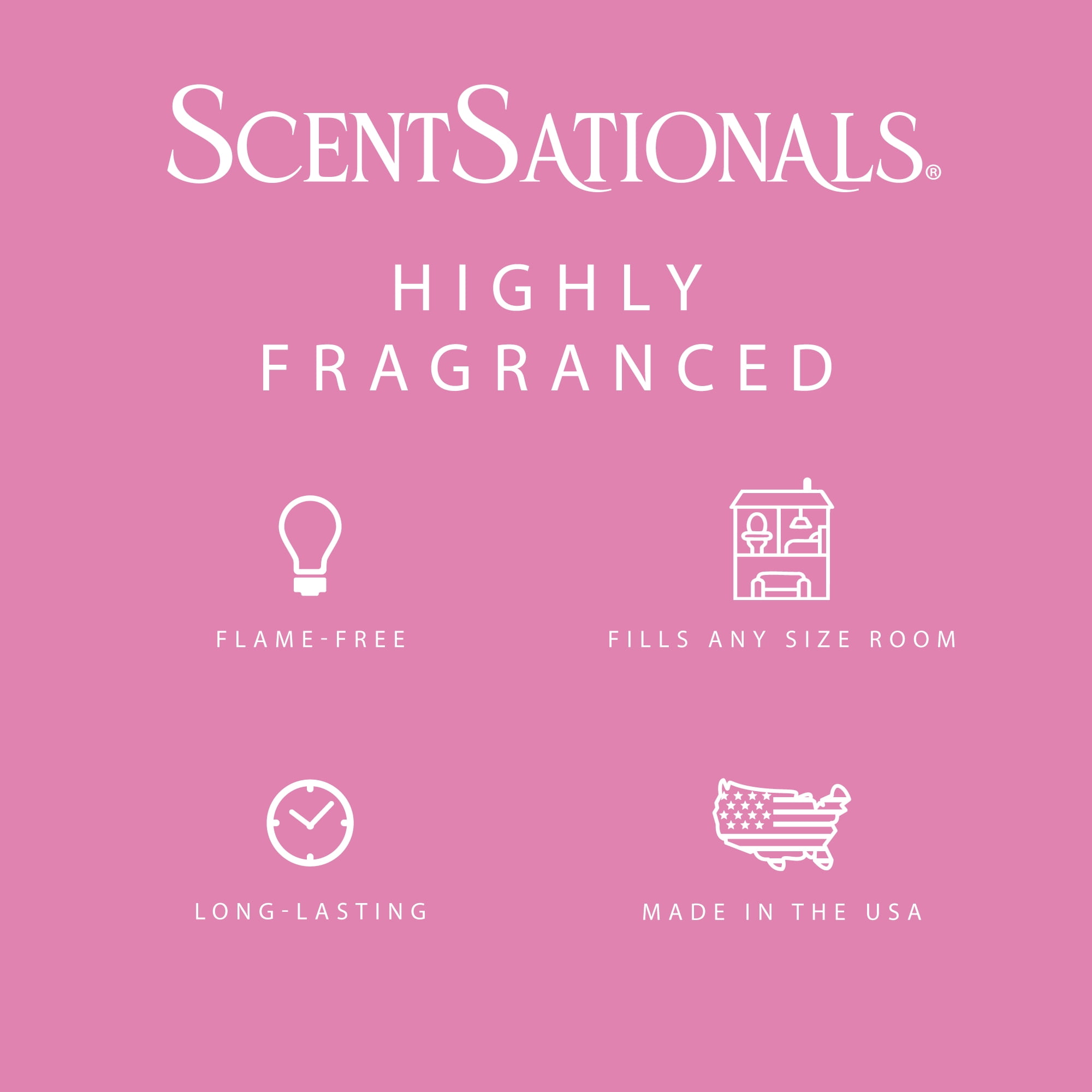 (2 pack) Pretty Please Scented Wax Melts, ScentSationals, 2.5 oz