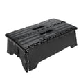 thumbnail image 1 of Portable Folding Step Stool Black Sturdy Lightweight Step Ladder Non Slip Platform for Elderly Pregnant Bathroom Car Travel Plastic 38 X 21.5 X 13 Inch, 1 of 7