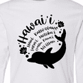 thumbnail image 4 of Inktastic Hawaii Islands with Dolphin Long Sleeve Youth T-Shirt, 4 of 5