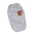 thumbnail image 1 of Camiseta para mascotas, estilo coreano, chaleco para perros pequeños y gatos, ideal para chihuahuas y yorkshire. Gray S, 1 of 9