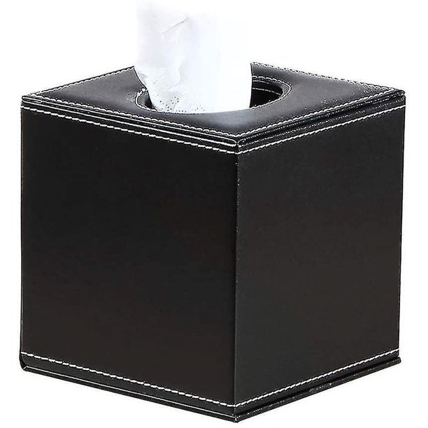 Cubierta cuadrada para caja de pañuelos, tamaño grande compatible con 99% de actualización, soporte moderno para caja de pañuelos para papel facial de servilleta, organizador dispe