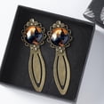 thumbnail image 3 of Halloween Castle Set of Two Vintage Copper-Colored Lace Bookmarks - Stainless Steel Book Markers for Book Lovers and Readers, 3 of 5