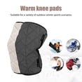 thumbnail image 5 of Winter Knee Warmers Thicken Fleece Lined Knee Brace Warm Thermal Knee Support Pad Compression Sleeve for Arthritic Knees, 5 of 8