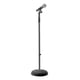thumbnail image 1 of Soporte Ajustable para Micrófono con Base Pesada Compacta Pyle, Altura Ajustable de 85cm a 153cm, Diseño de Pie, Clip de Ángulo Pivote para Cantar y Grabar, 1 of 6