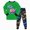 A86-Green, variant on Girls and Boys Pajama Set Long Sleeve Kids Casual Cute Pattern Sets Kids Sleepwear 6-12 Months 12-24 Months 2T 3T 4T 5T 6T 7T Children Pink,3-4 Years