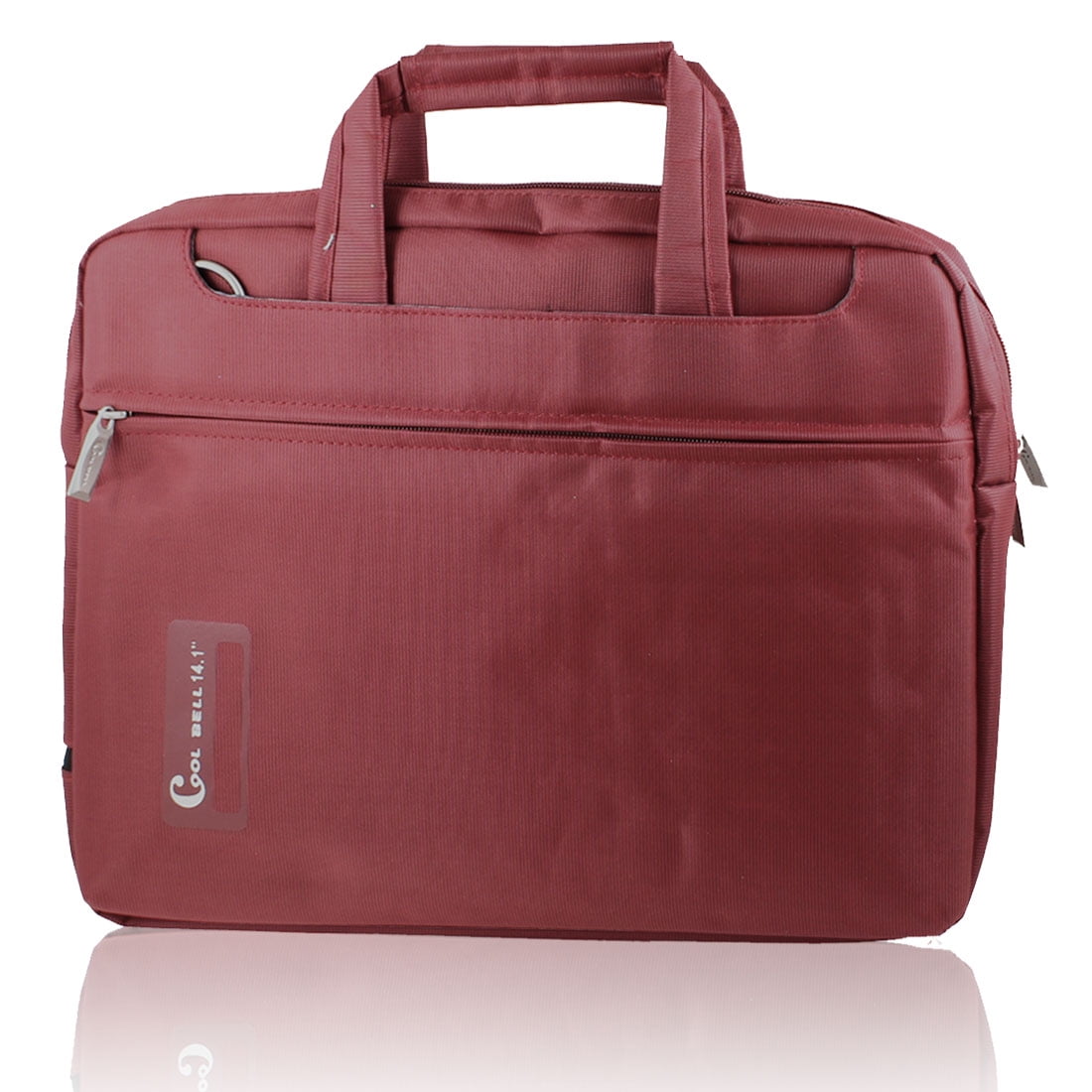 14" 14.1" Laptop Notebook Carrying Bag Case Pouch w Shoulder Strap Red