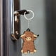 thumbnail image 5 of Material: llavero de PVC con dibujo de vaca de dibujos animados. Adorable colgante para llaves de The Plateau., 5 of 8