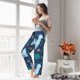thumbnail image 5 of Balery Alpaca Astronaut in Space Pantalones de pijama para mujer, pijamas ultraligeros, pantalones de estar por casa-XX-Large, 5 of 6