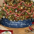 thumbnail image 5 of PuSpu Christmas Celebration Supplies Christmas Snowflake Tree Skirt Holiday Decorations And Accessories Short Pile Printed Christmas Tree Skirt Christmas Indoor/Outdoor Decoration, 5 of 6