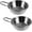 Silver, variant on 2Pcs Makgeolli Bowls, 304 Stainless Steel Korean Traditional Bowls Round Rice Bowl Wine Cup with Handle, Hiking Soup Dish Food Bowl Camp Cup (Large: 20oz, 5.5inch, Silver)