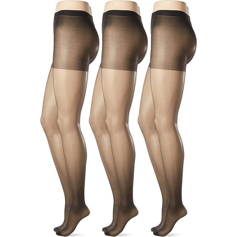 Hanes Premium Women's Sheer High-waist Shaping Pantyhose - Nude L