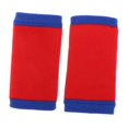 thumbnail image 4 of 2 uds muñequeras deporte Sweatband sudor muñequera soporte Brace Wraps guardias rojo + rojo Zulema  Soporte de muñeca, 4 of 5