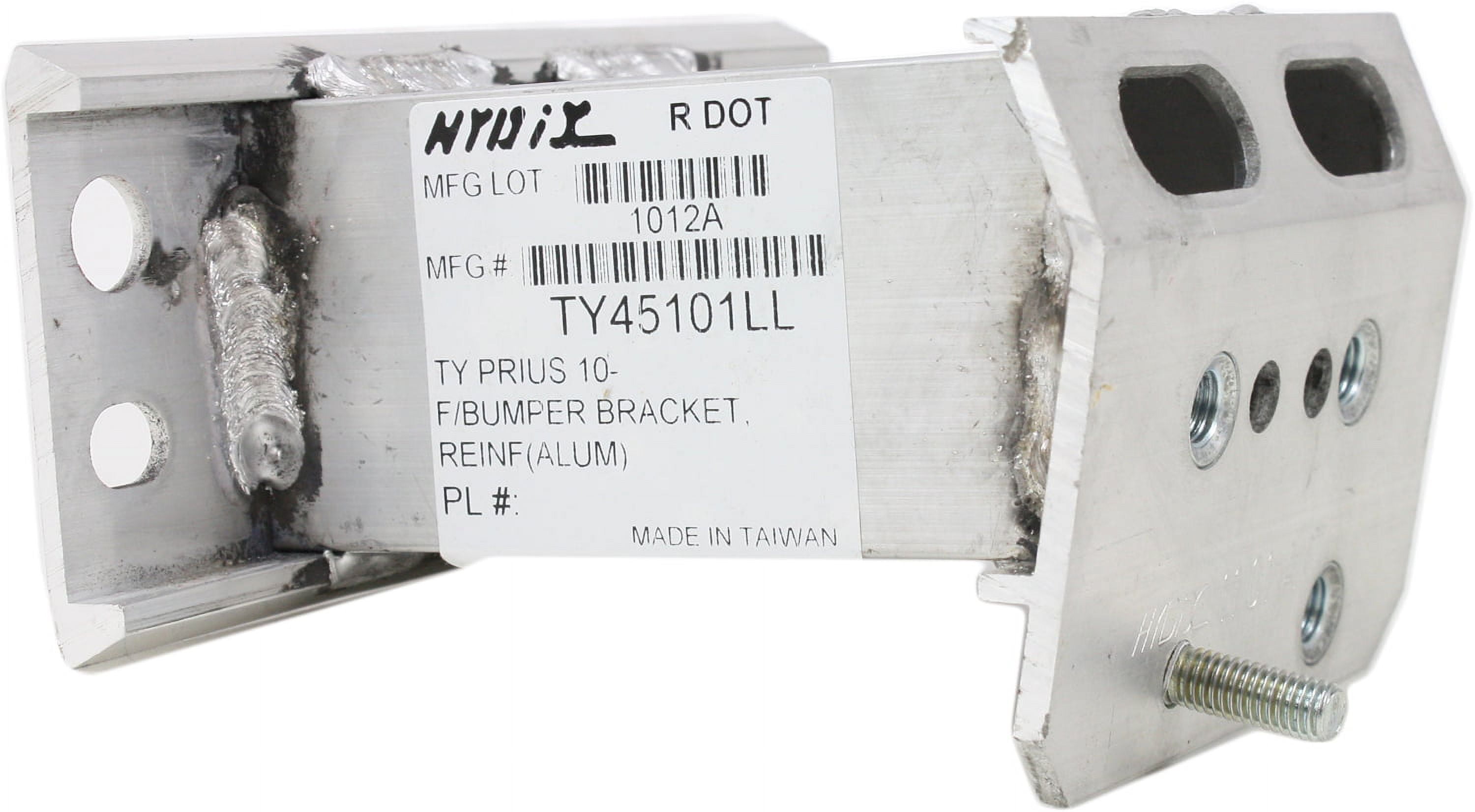 Replacement REPT013114 Bumper Bracket Compatible For 2010-2015 Toyota Prius 2012-2015 Plug-In Front, Left Driver