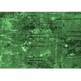 thumbnail image 1 of Ahgly Company Indoor Rectangle Oriental Emerald Green Industrial Area Rugs, 2' x 4', 1 of 4