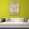 thumbnail image 4 of Isaiah 40 31 Bible Verse Floral Wall Art Canvas Decorations For Bedroom Painting Wall Artwork For Office Framed 24×36 in, 4 of 5