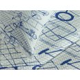 thumbnail image 4 of Ambesonne Nostalgic Quilted Bedspread Set 3 Pcs, Old Airplane Drawing, Queen Size, Violet Blue Turquoise, 4 of 5