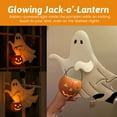 thumbnail image 3 of Luces de Halloween Al Aire Libre Halloween Calabaza Linterna Fantasma - Interior Y Exterior Ventana Iluminación de Pared Decoración Fantasma Decoración de Pared Al Aire Libre, 3 of 6