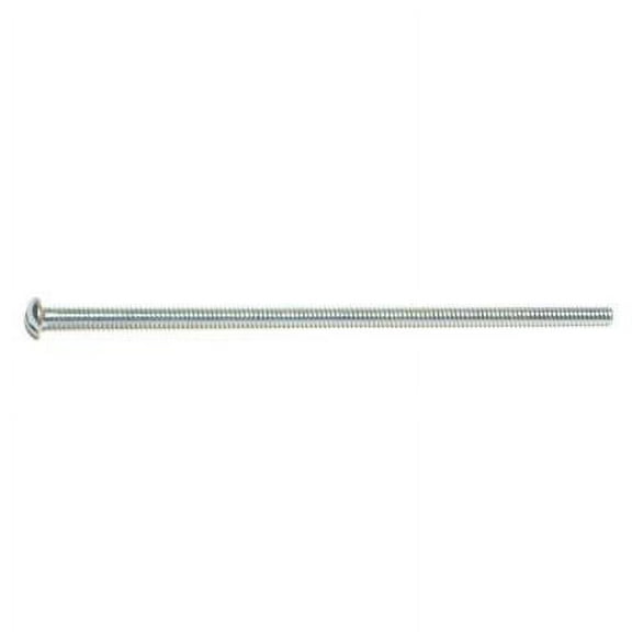 #6-32 x 4" Zinc Slotted Round Head Machine Screws MSCRS-190 (15 pcs.)