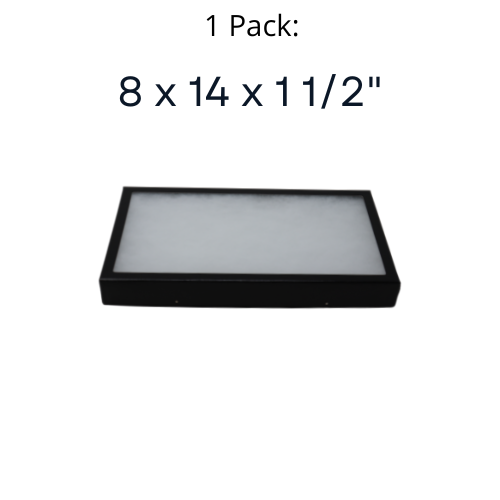 8 x 14 x 1 1/2 Riker Display Case Box for Collectibles Arrowheads Jewelry &More