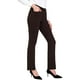 thumbnail image 1 of Sunloudy Pantalones de mujer, pantalones acampanados elásticos de cintura alta de color sólido con bolsillos para citas de fiesta Sunloudy  S, M, L, XL, XXL, 1 of 6