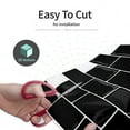 thumbnail image 3 of Art3d Peel and Stick Backsplash Tile Black Self Adhesive Removable Sticker Kitchen Bathroom 3D Wall Sticker Subway Tiles (10-Pack), 3 of 11