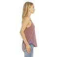 thumbnail image 3 of Bella + Canvas, The Ladies' Flowy Side Slit Tank - MAUVE - L, 3 of 4