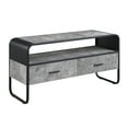 thumbnail image 7 of ACME Raziela Storage TV Stand in Concrete Gray and Black Metal Frame, 7 of 7
