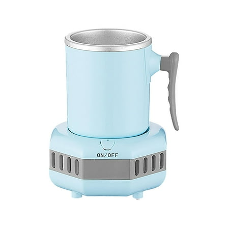 

Clearance School Supplies! JWDX Convenient Constant Temperature Refrigeration Cup Blue Quick Cup Smart Mug Cooler Constant Heat Electric Portable for Home Restaurant (White)