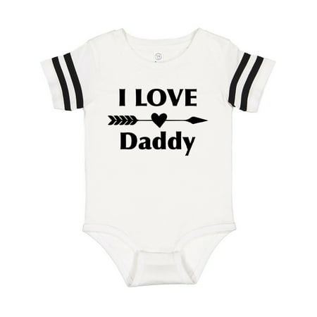 

Inktastic I Love Daddy Gift Baby Boy or Baby Girl Bodysuit