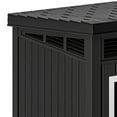 thumbnail image 6 of SSyao Plastic Dog House Outdoor Indoor Dog Kennel with Liftable Roof & Good Black/Gray-Gray, 6 of 11