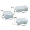 thumbnail image 7 of Cheers US Ice Cube Trays Easy Release Flexible Silicone Ice Cube Molds with Removable Lid Reusable Freezer Ice Trays Stackable for Whiskey, Baby Food, BPA Free, 7 of 7