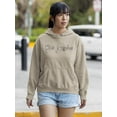 thumbnail image 2 of Old Gothic Los Angeles Banner Hoodie Women -Image by Shutterstock, Female 4X-Large, 2 of 4