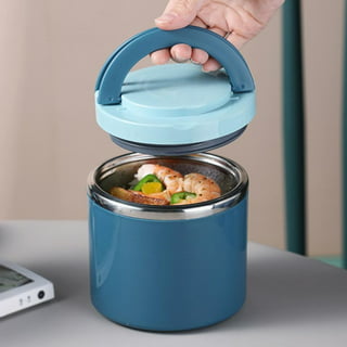 JCAKES Thermos Food Jar Lunch Thermos Hot Food Thermos 2l Electric Heated  Lunch Box Portable Stainless Steel Food Insulation Warmer Lunch Container  USB Thermal Boxes for Car Office, for Home, Office 