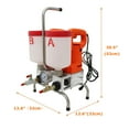 thumbnail image 2 of Electric Epoxy Polyurethane Foam Injection Pump Grouting Machine Dual Motor Dual Buckets Pouring Tool 220V, 2 of 19