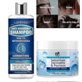 thumbnail image 1 of Anti Dandruff Shampoo & Seborrheic Dermatitis Cream Set, Scalp Treatment For Psoriasis, Folliculitis, Scalp Itchness Relief, Sooth, 300ml Anti Fungal, 1 of 5