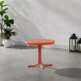 thumbnail image 4 of Pemberly Row Table d'Appoint Rétro Contemporaine pour Extérieur en Corail Brillant, 4 of 8