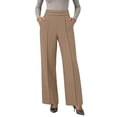thumbnail image 6 of MYAOYI Womens Pants High Waisted Wide Leg Dress Pants Pleated Work Trousers, 6 of 8