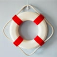 thumbnail image 3 of 13 Inch / 35cm Pool Safety Life Preserver Throw Ring Buoy- Swim Foam Rings for Swimming Pool Wall Decoration, 3 of 5