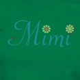 thumbnail image 3 of CafePress - Mimi Green Flowers T Shirt - Women's Traditional Fit Dark T-Shirt, 3 of 4