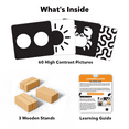 thumbnail image 3 of Skillmatics Large Flash Cards for Babies & Infants – High Contrast Visual Stimulation Cards (5.1" x 5.9") for Infants 0 to 12 Months, 3 of 9