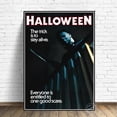 thumbnail image 3 of Póster de Michael Myers, pintura en lienzo de película de Halloween, arte de pared para dormitorio de niño, sala de estar imagen para, dormitorio, decoración del hogar, regalo, 3 of 4