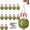 White & Red-pack 12, variant on Pack 10 Melon Hammock Watermelon Nets,Melon Hammock for Trellis Heavy Duty Watermelon Nets,Perfect for Growing Cantaloupe Melons and Squash (Red-10 Pack)
