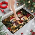 thumbnail image 4 of OVFUIZ Christmas Door Mat 24x16in Grip-Enhanced Absorbent Rug Christmas Welcome Mat for Front Door Entryway Kitchen Home Decorations, 4 of 6