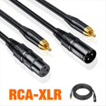 thumbnail image 4 of Cable XLR Macho A Macho, Cable Conector Chapado en , Adaptador de Cable de Audio para Micrófono XLR con Protección Coaxial de 16,4 Pies, 4 of 5