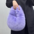 thumbnail image 3 of Bolso portátil para mujer, bolso popular de otoño e invierno, bolso de felpa de nicho de alto sentido, bolso de mano, 3 of 6