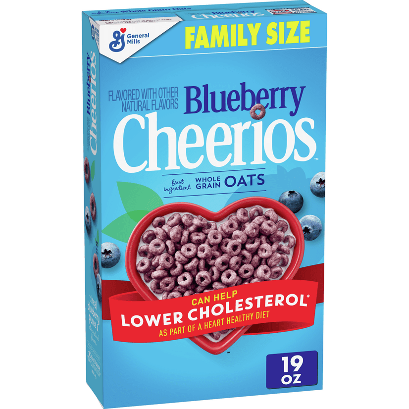 Are Blueberry Cheerios Good For You Blueberry Cheerios, Breakfast Cereal with Oats, Gluten Free, 19 oz