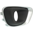 thumbnail image 3 of Fog Light Trim Compatible with 2011-2017 Jeep Compass Front, Passenger Side Black and Chrome, 3 of 5