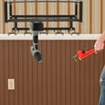 thumbnail image 5 of Power Tool Holder Cordless Drill Organizer Wall Mount Black - Storage Rack for Workshop Garage, 5 of 8