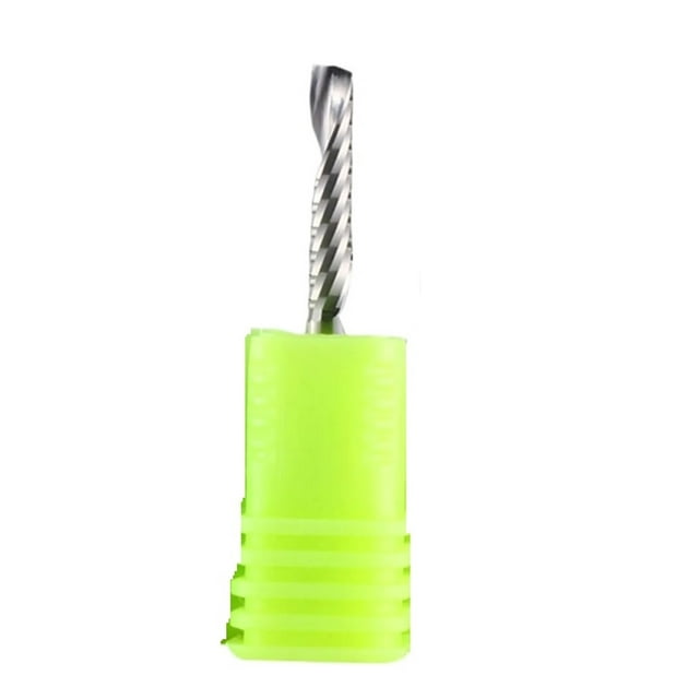 10Pcs Single Flute Spiral Milling Cutter 3.175mm 4mm 5mm 6mm 8mm 10mm 12mm End Mill Router Bit For Acrylic Wood Up Cut ,Great Multi-Purpose Application